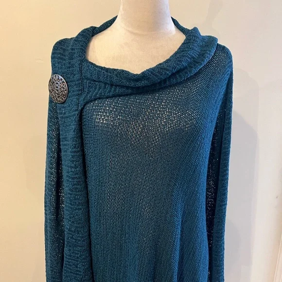Belamie womens teal tunic size large - Picture 2 of 15